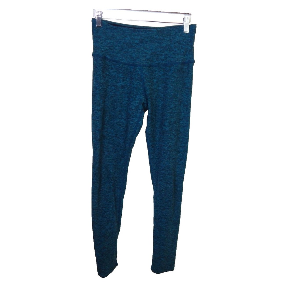 Beyond Yoga Women's Large Leggings Caught in the Midi High Rise Space Dye Teal
